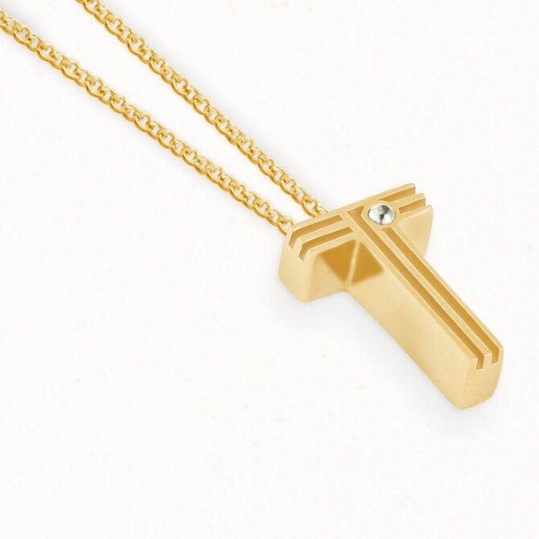 TINITIALE Necklace with initial pendant