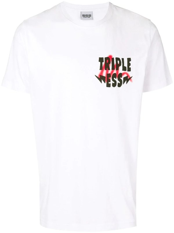 SSS WORLD CORP Triple Ess 男士T恤