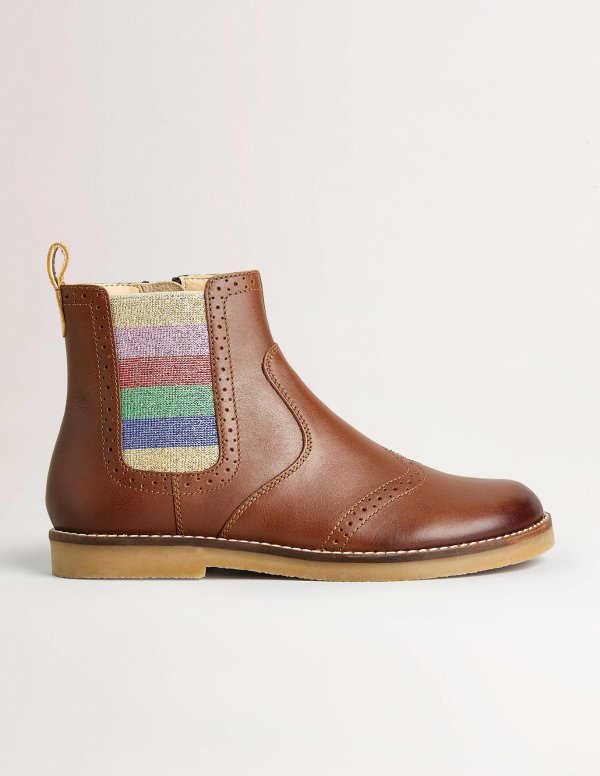 Chelsea Boots (Girls) - Tan | Boden US