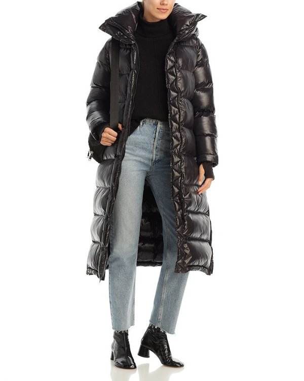 Gloss Puffer Coat - 100% Exclusive