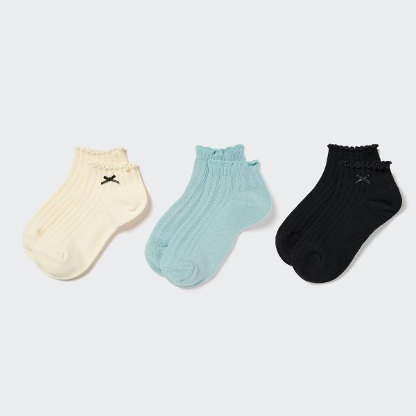 Short Socks 3 Pack | UNIQLO US
