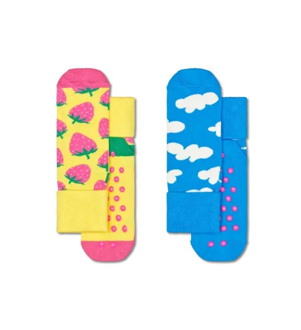 2-Pack Kids Strawberry Crew Socks | Happy Socks US