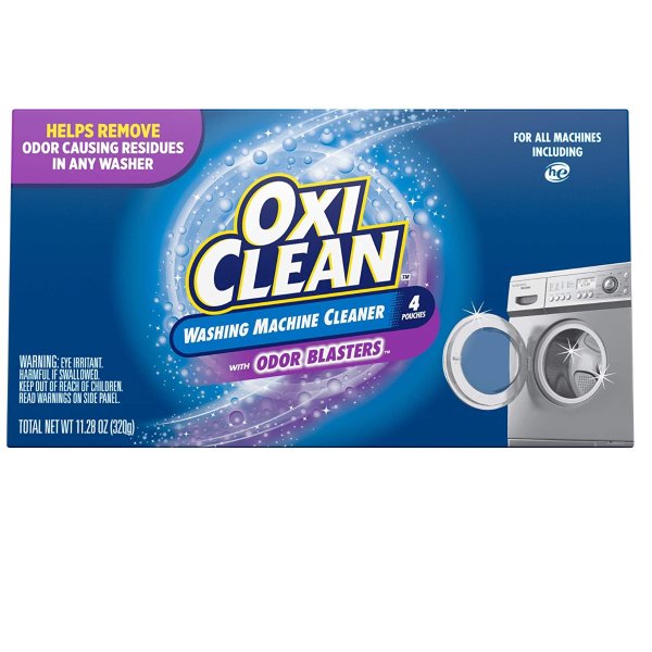 Washing Machine Cleaner with, ODOR BLASTERS, 4 Count