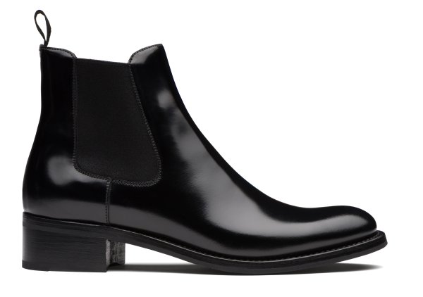 Monmouth 40 Polished Fume Chelsea Boot Black