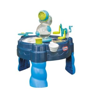 Little TikesFOAMO 3-in-1 Water Table with Bubble & Foam Machine Activity and Accessory Set, Outdoor Water Toy Play Set for Toddlers Kids Boys Girls Ages 2 3 4+ Year Old