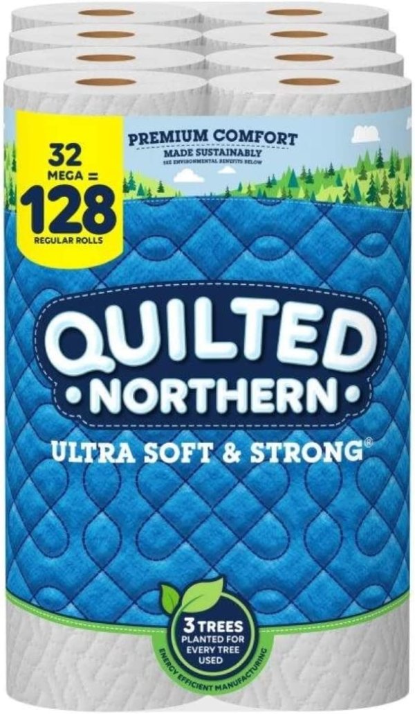 Ultra Soft & Strong® Toilet Paper, 32 Mega Rolls
