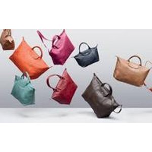 Longchamp Handbags and Wallets on Sale @ Ideel