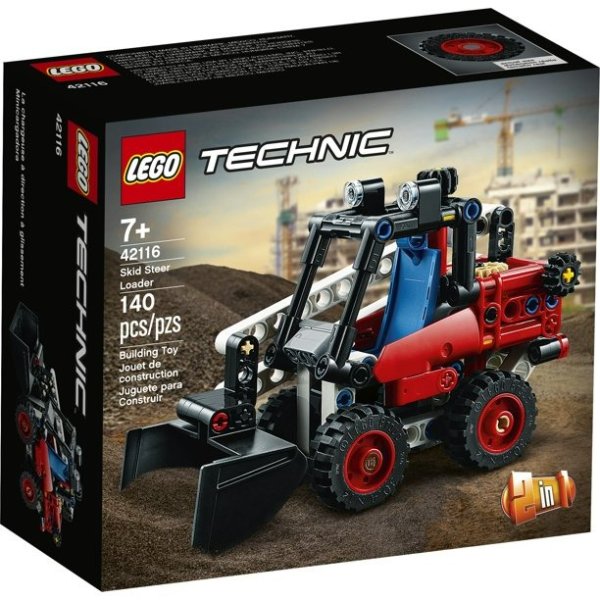 Technic Skid Steer Loader 42116 Model Toy for Kids Who Love Construction Trucks (139 Pieces)