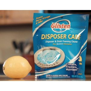 Glisten DP06N-PB食物垃圾处理器芳香泡沫清洁剂 4.9盎司（4个装）
