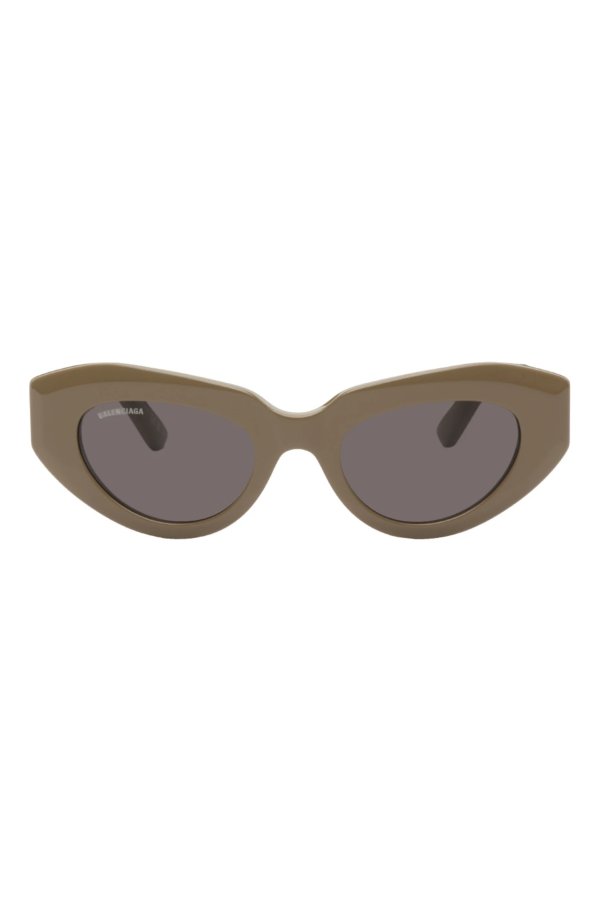 Brown Rive Gauche Cat Sunglasses