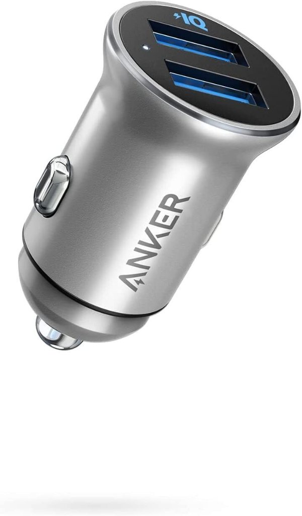PowerDrive 2 Alloy Metal Dual USB Car Charger Adapter 24W Charging|Refurb