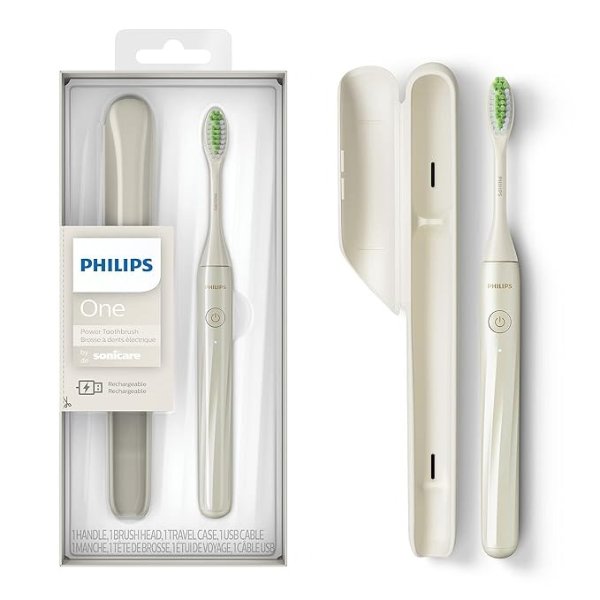 Sonicare One by Sonicare Rechargeable Toothbrush, Snow, HY1200/27