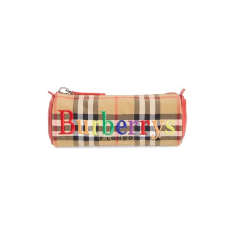 Vintage Check Logo Pencil Case