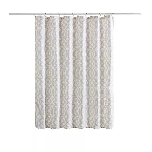 ® Cole Lattice 13-piece Shower Curtain and Shower Curtain Hooks Set