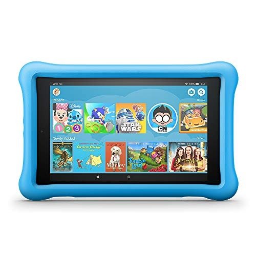 All-New Fire HD 8 Kids Edition Tablet, 8" HD Display, 32 GB, Blue Kid-Proof Case
