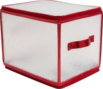 Red Trim 600-Light Storage Box