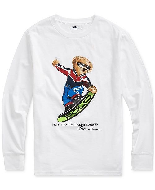 Big Boys Ski Bear Cotton Jersey T-Shirt