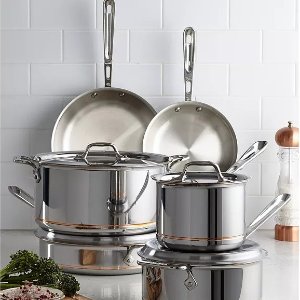 All-Clad Copper Core 5-Ply Bonded 10-Piece Cookware Set