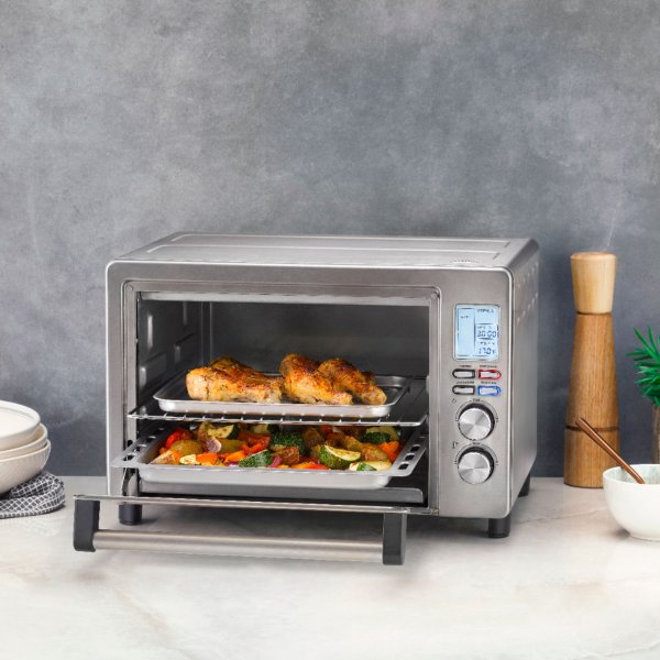 Pro Series - Pro Series 6-Slice Toaster Oven - Stainless Steel