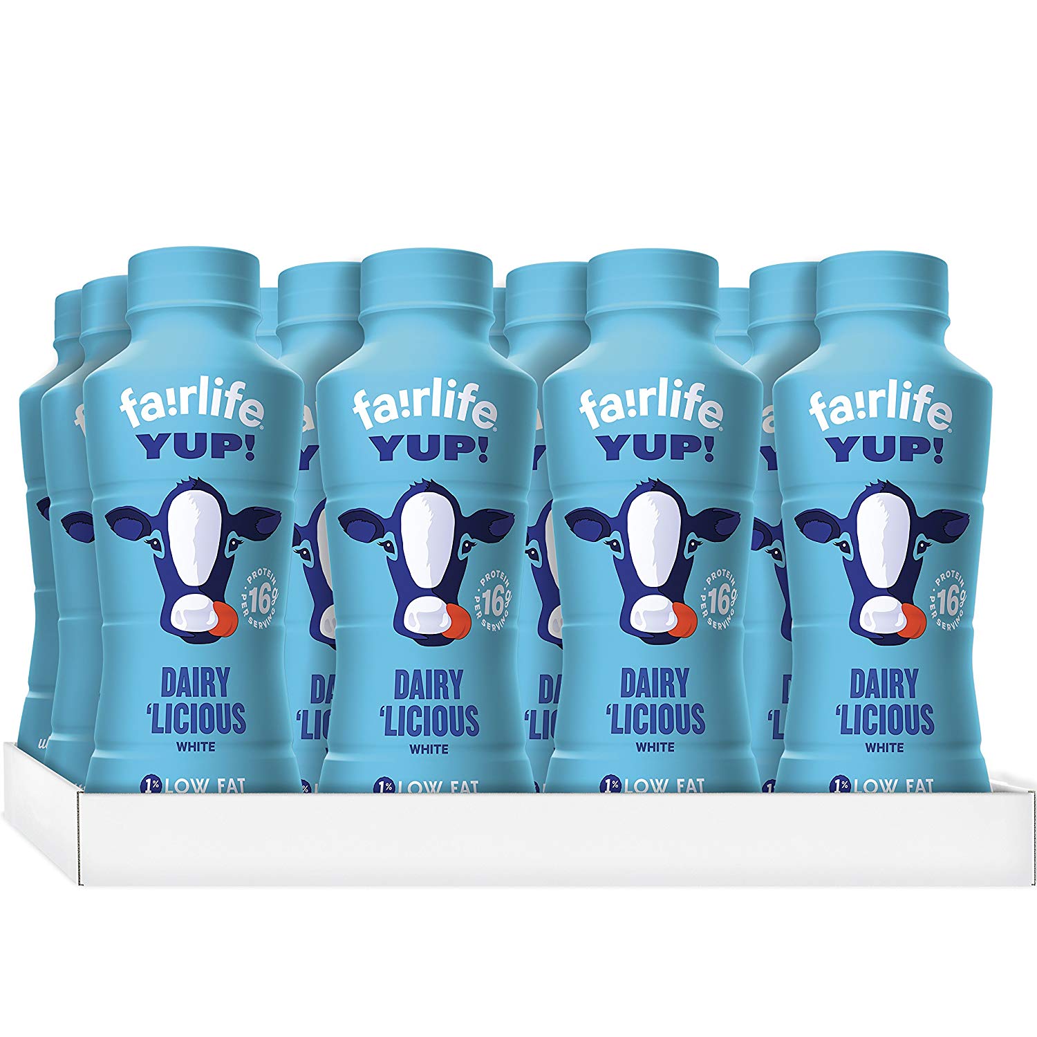 fairlife YUP! 1%低脂无乳糖牛奶 14Oz 12瓶