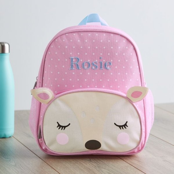 Personalized Baby Deer Infant Backpack Welcome %1