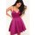 Be With You Magenta Skater Dress