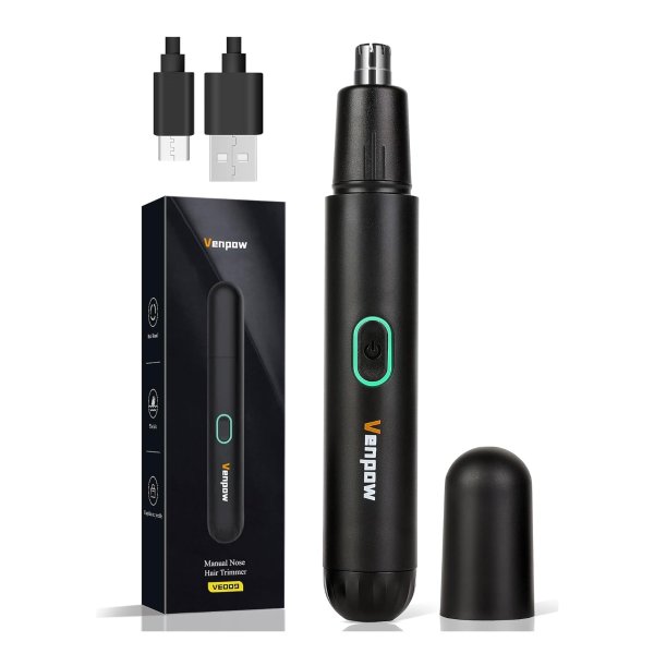 Venpow Rechargeable Ear and Nose Hair Trimmer