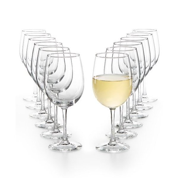 12-Pc. White Wine Glasses Set, Created for Macy's