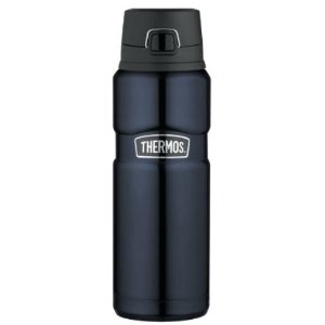 Thermos Stainless Steel King 24 Ounce Drink Bottle, Midnight Blue