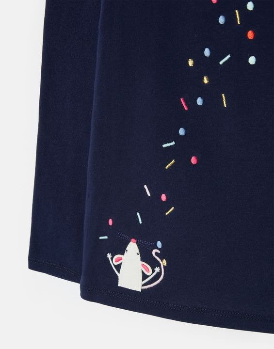 Ava Long Sleeve Applique Artwork T-Shirt 2-12 Years