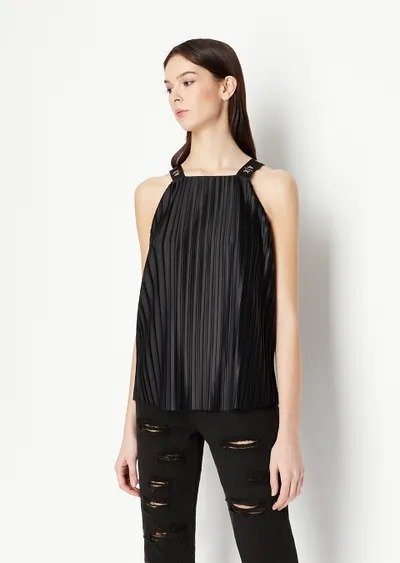 Printed pleated poly top WELCOME BACK TO ARMANI.COM .xg-st0 { fill: none; stroke: #d4d4d4; stroke-width: 14; stroke-linecap: round; stroke-linejoin: round; stroke-miterlimit: 23.1428; }