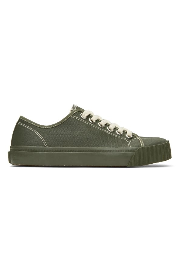 Green Tabi Sneakers
