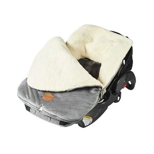 史低价：JJ Cole 婴儿安全座椅或童车保暖袋，可拆卸