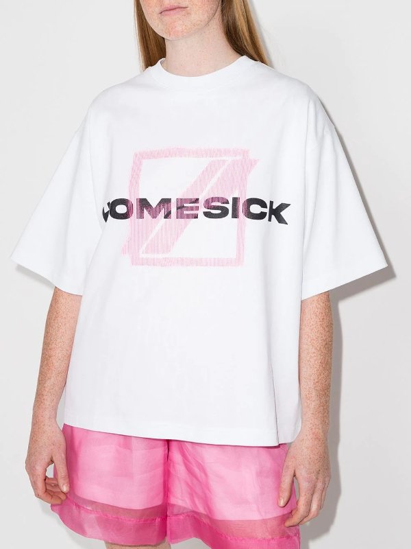 Homesick crew-neck T-shirt