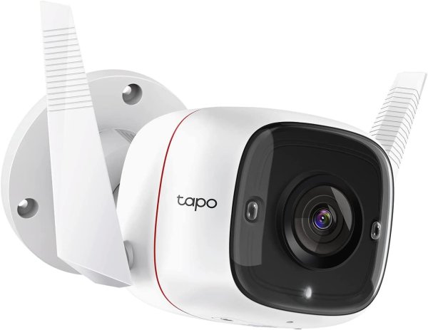 Tapo 2K 智能监控摄像头 IP66 本地存储 双向通话 语音助手