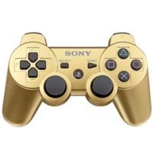 索尼DUALSHOCK 3无线手柄 适用于PlayStation 3 金色或蓝色