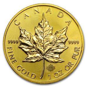 2015 1 oz Gold Canadian Maple Leaf Brilliant Uncirculated