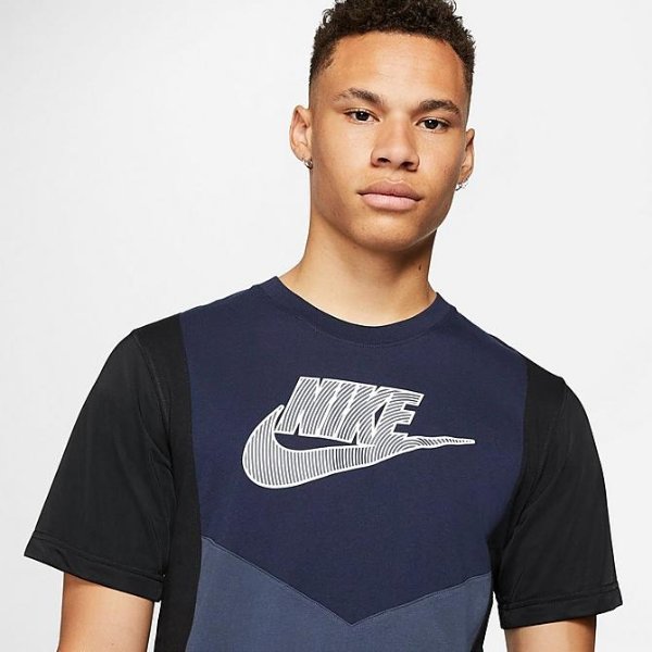 Men's Nike Sportswear Hybrid Short-Sleeve T-Shirt