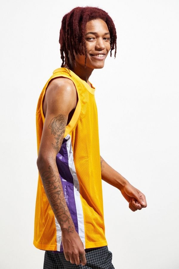 Mitchell & Ness Los Angeles Lakers Air Mesh Basketball Jersey