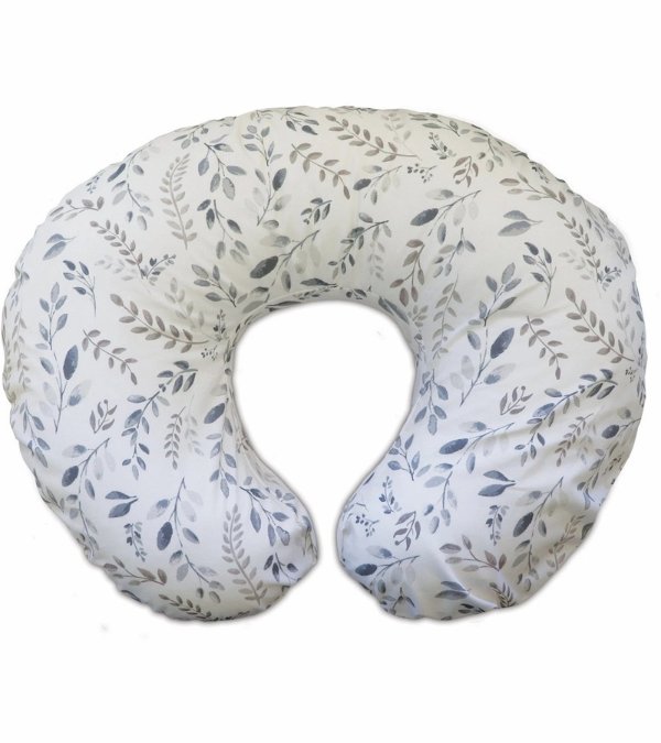 Original Feeding & Infant Support Pillow - Gray Taupe Leaves