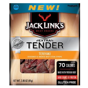 Link Snacks Jack Link's Extra Tender Steak Strips, Teriyaki, 2.85 Ounce