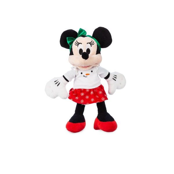 Minnie Mouse Holiday Plush - Mini Bean Bag - 9'' | shopDisney