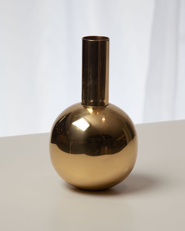 Single Bottle Brass Vase