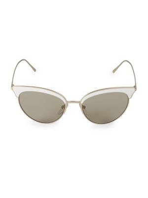 54MM Retro Cat Eye Sunglasses