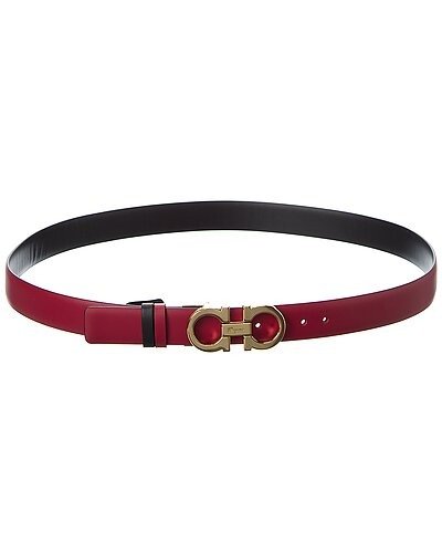 Gancini Adjustable & Reversible Leather Belt