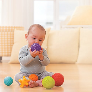 史低价：Infantino 硅胶儿童软积木玩具套装促销