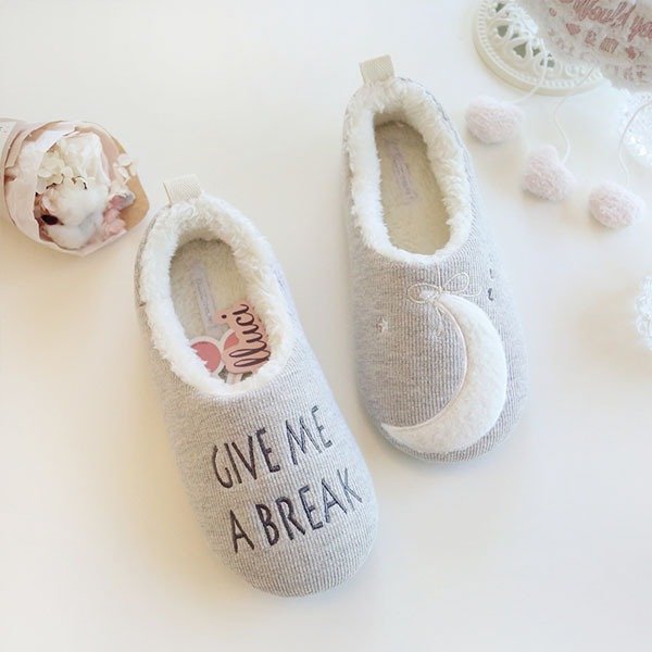 Crescent Moon Slippers from Apollo Box