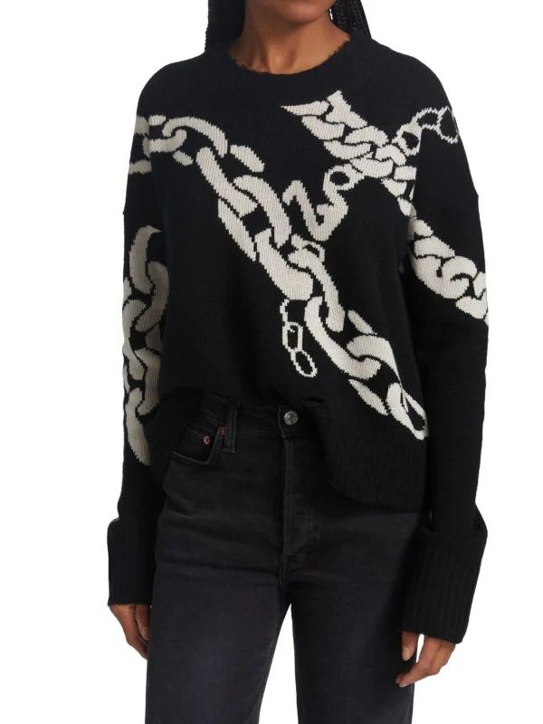 Starry Chain Cashmere Sweater