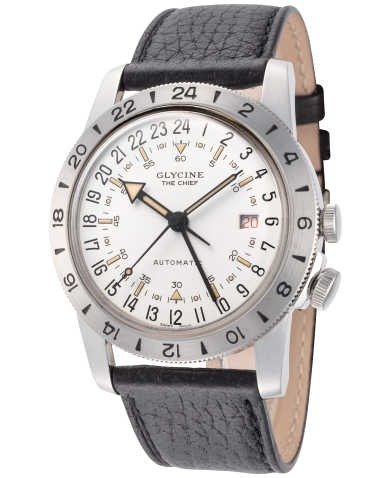 Glycine Airman The Chief Vintage GMT Men's Automatic Watch SKU: GL0467 UPC: 886678582785