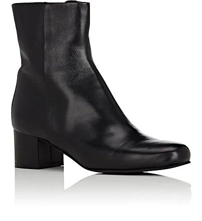 Leather Side-Zip Ankle Boots Leather Side-Zip Ankle Boots